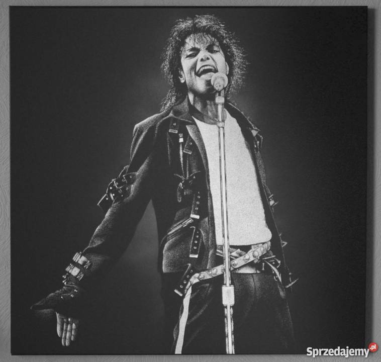 Michael Jackson Obraz ręcznie grawerowany w Sztuka współczesna świętokrzyskie Sandomierz