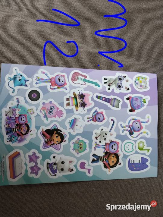 Dziewczynki stworki naklejki Siemiatycze