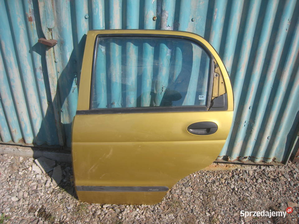 Drzwi lewe tylne lewy tył złote daewoo matiz bez Kraków sprzedam