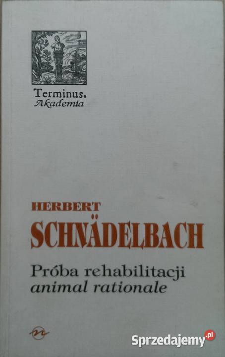 Próba rehabilitacji animal rationale Herbert filozofia, historia filozofii sprzedam