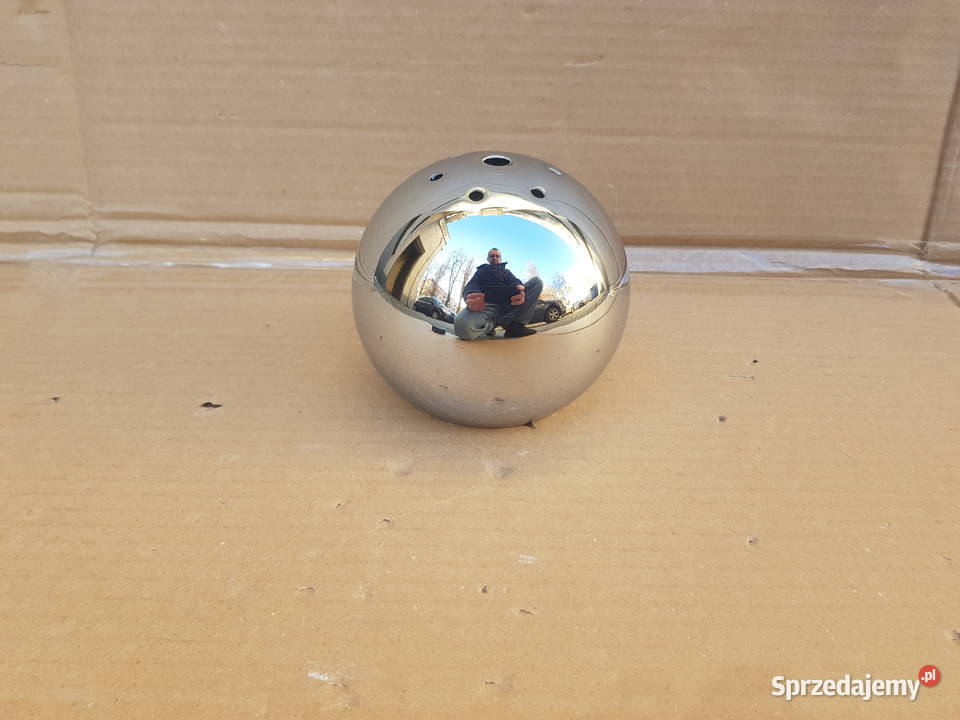 Klosz do lampy KULKA KULA metalowa CHROM 120mm Warszawa