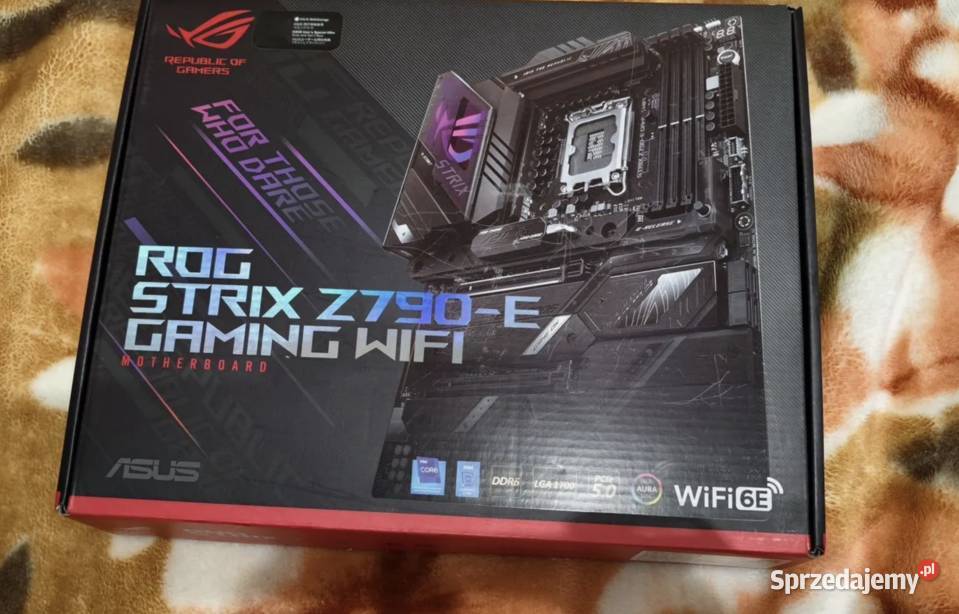 Intel 13700k Asus Strix Z790E Gaming WIFI Tarnów