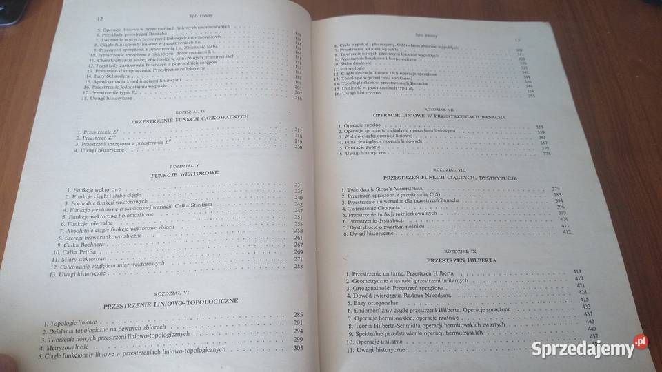 Analiza funkcjonalna Andrzej Alexiewicz pomorskie Gdańsk