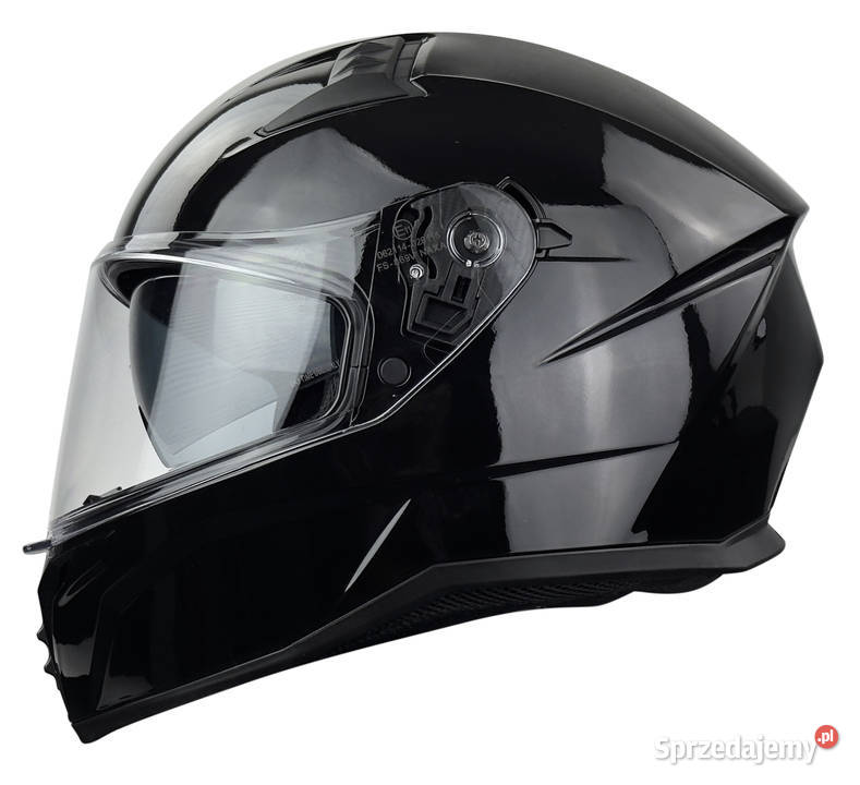 KASK MOTOCYKLOWY NAXA F35A Z BLENDĄ śląskie