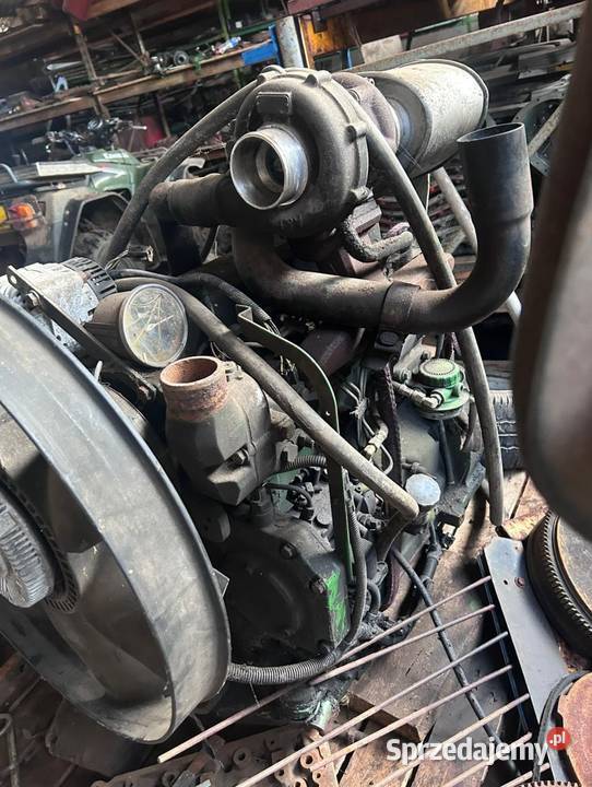 Ciągnik John Deere części skrzynia silnik 6210 warmińsko-mazurskie Biskupiec