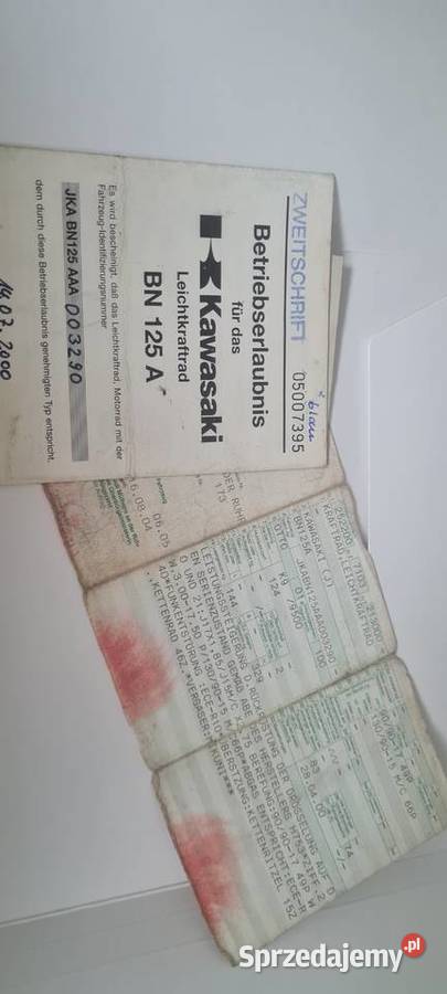 Kawasaki Eliminator 125 rama dokumenty 2000r Warszawa