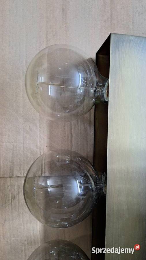 Lampa sufitowa dekoracyjna szczotkowane złoto z Kraków