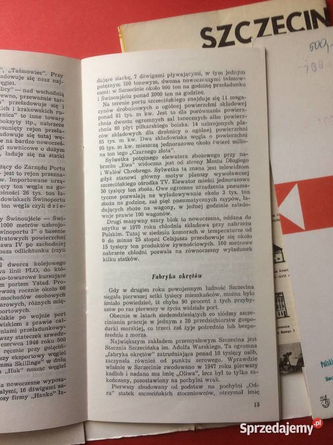 547 Plan Turystyczny Szczecina Szczecin sprzedam