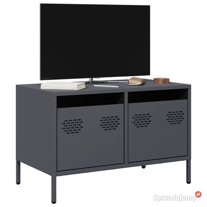 Szafka RTV czarna 68x39x435 stal walcowana na mazowieckie Warszawa sprzedam