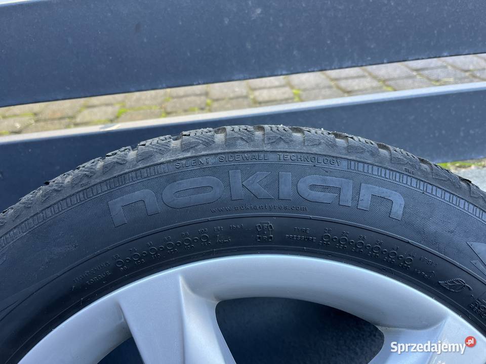 Alufelgi Opony zimowe koła 20555 R16 Audi A4A3A6 nieuszkodzony Nakło Śląskie