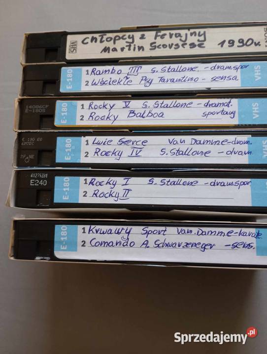 kultowe filmy VHS Jędrzejów
