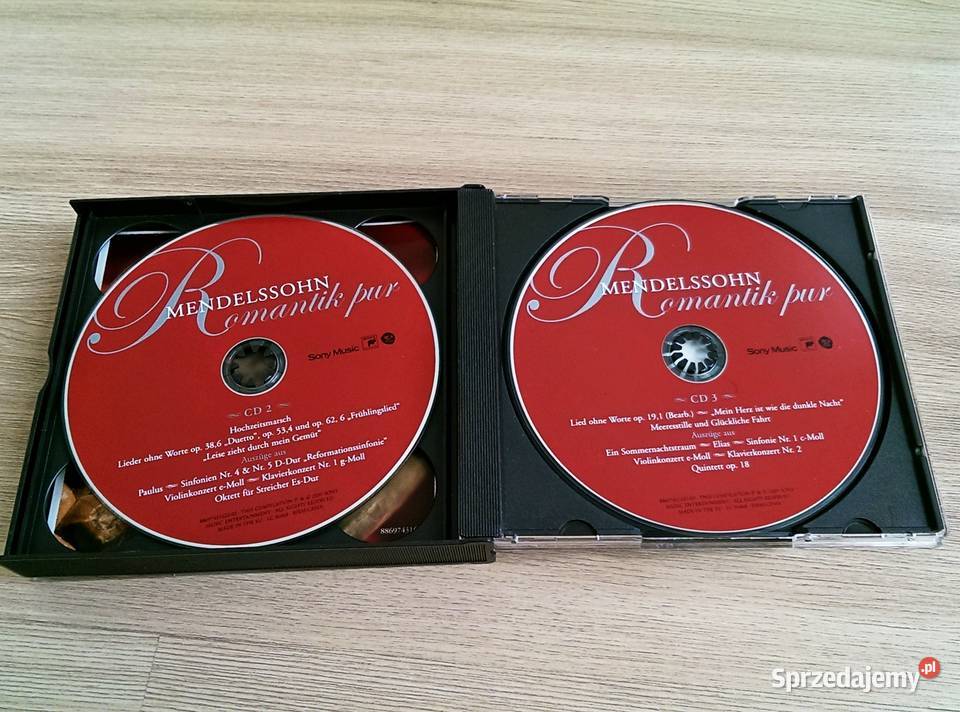 Felix Mendelssohn Romantik pur 3CD Digipack Kraków