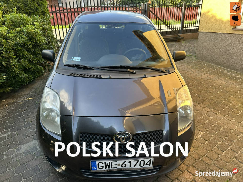 Toyota Yaris Polski salonRozrząd łańcuchMocna ABS Wejherowo