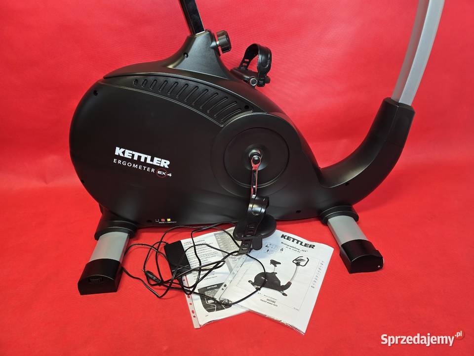 MOCNY KETTLER EX4 ROWER ELEKTROMAGNETYCZNY Sport i Wypoczynek Ostrzeszów