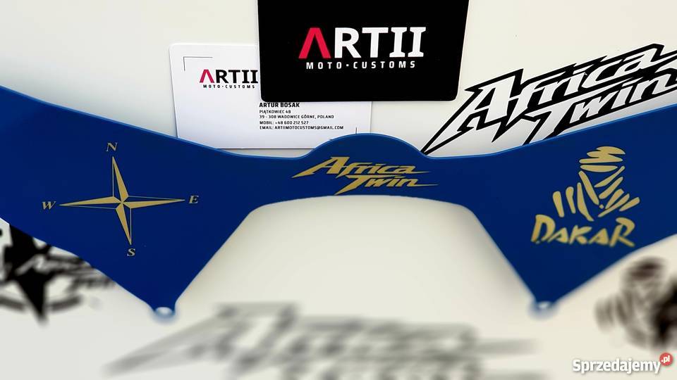 Forkshield METAL AfricaTwin 1000 DG KAD BLUE Piątkowiec