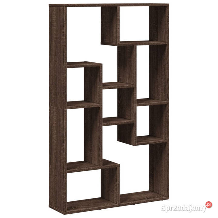 Regał brązowy dąb 72x20x120 materiał sprzedam