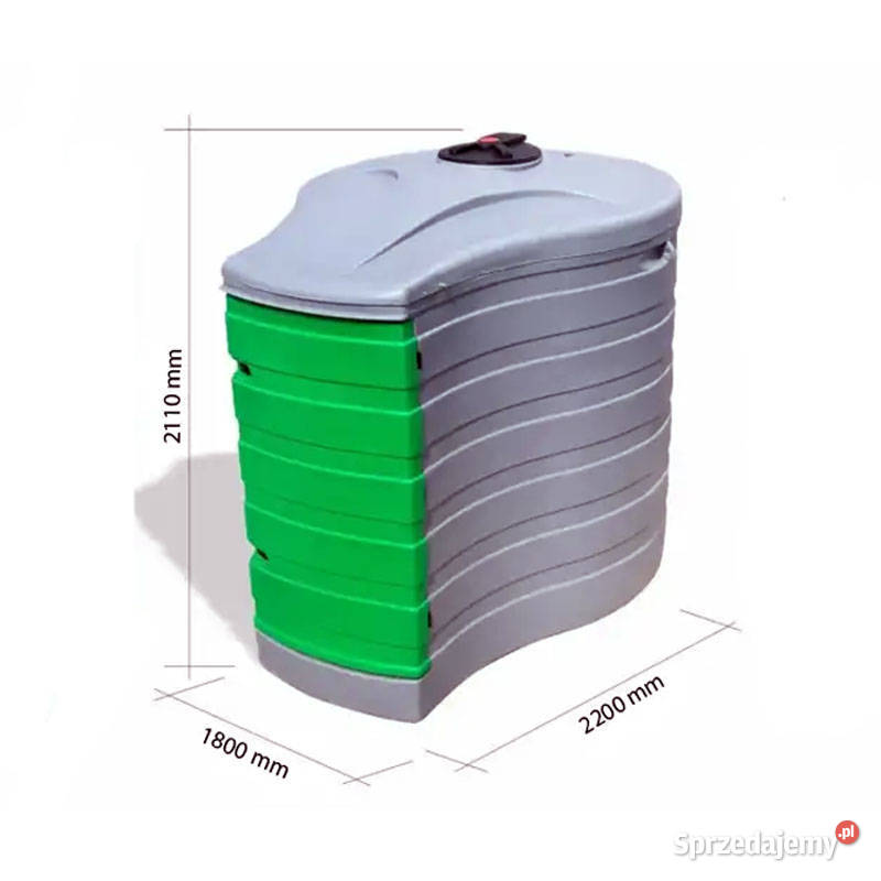 ZBIORNIK NA ON 2500L DUŻA SZAFA z SEPARATOR