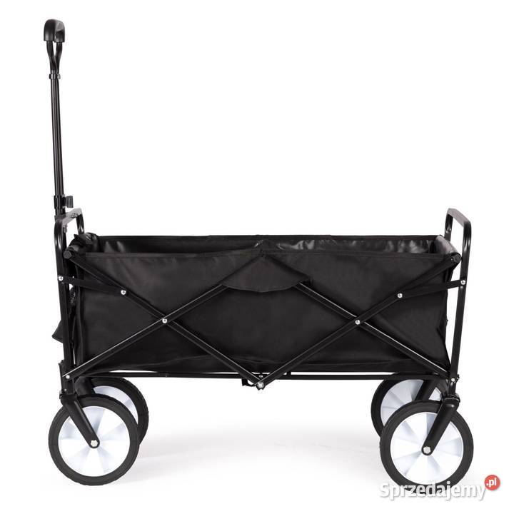 Składany duży wózek ogrodowy plażowy turystyczny