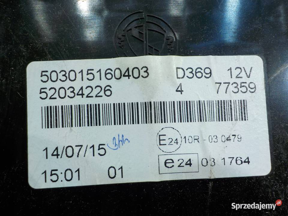 OPEL COMBO D 13 CDTI 16r L1H1 licznik zegary Wyposażenie wnętrza Suków