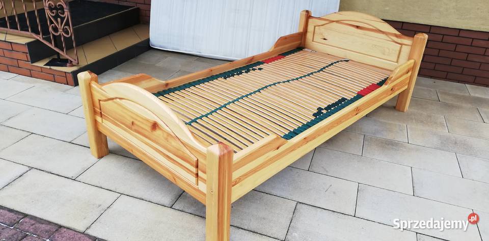 Kompletne łóżko z materacem stelażem 100 x 200 Sulbiny
