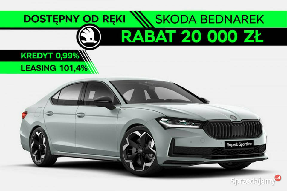 koda Superb Sportline 20 TSI 204 DSG Dostępny wspomaganie kierownicy