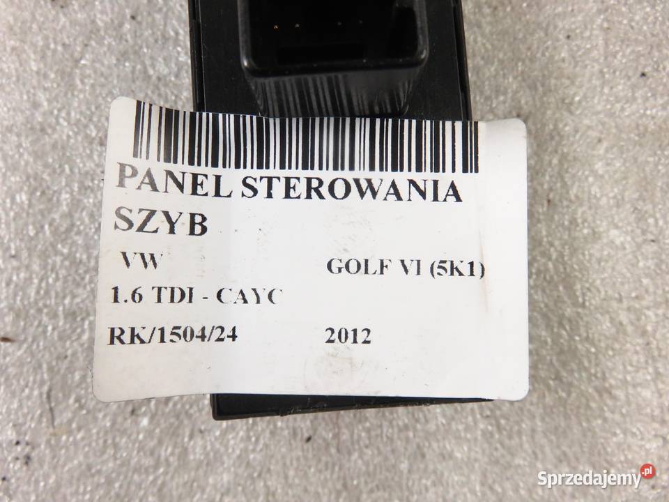 PANEL SZYB VW GOLF VI 5K0867255A 1K0959565K Panele sterowania, przełączniki małopolskie