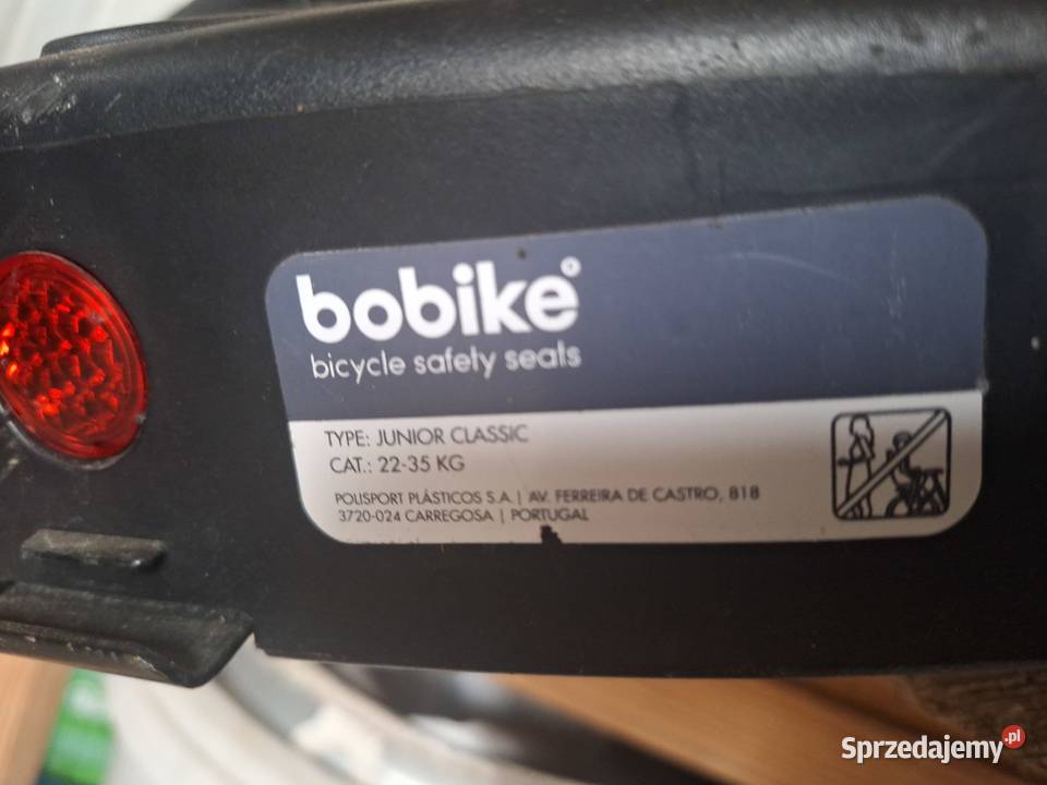 Fotelik rowerowy Bobike na tyl do 35
