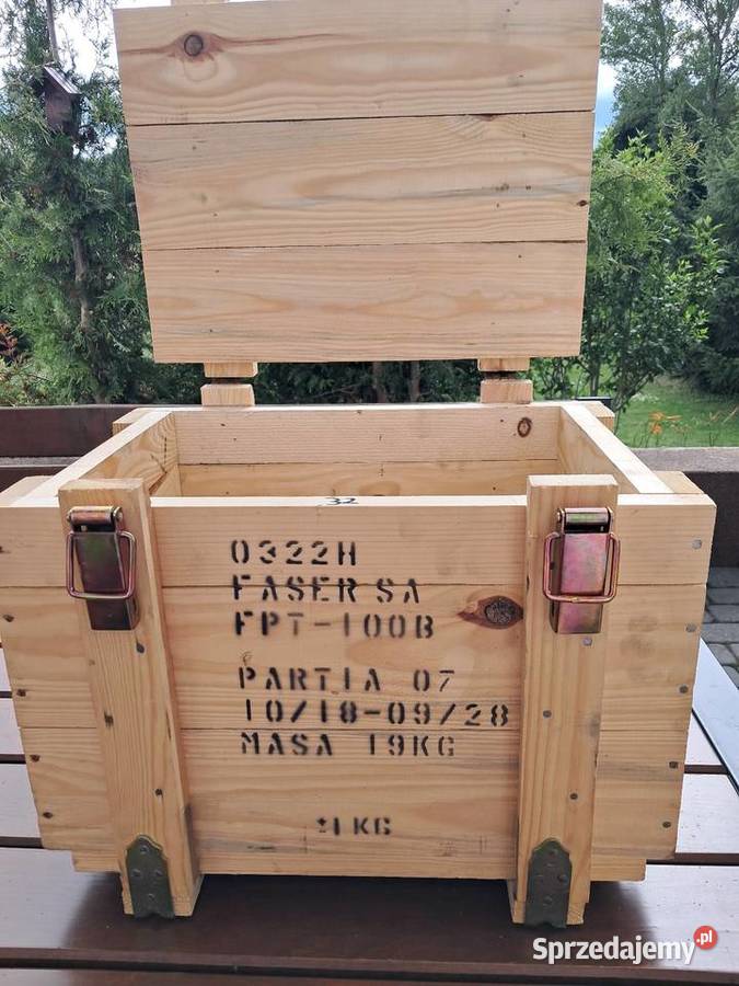 Wojskowa skrzynia transportowa Ciecierzyn