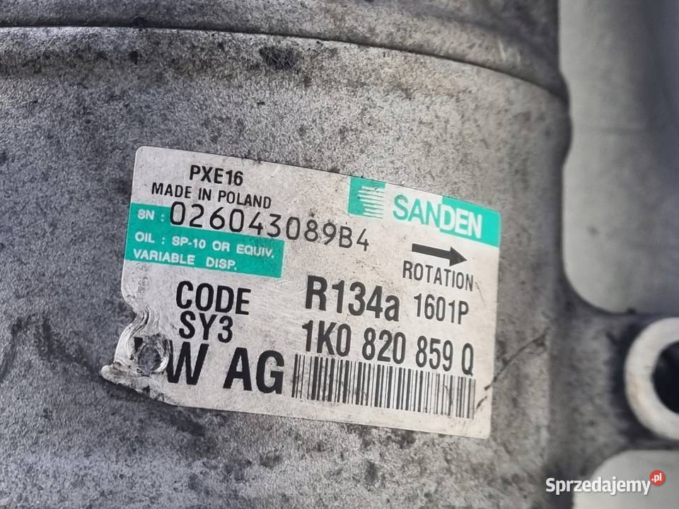 SPRĘŻARKA KLIMATYZACJI Skoda Superb II 20 TDI lubelskie Rudka