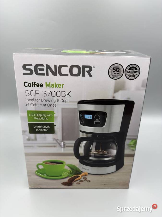 Ekspres przelewowy SENCOR SCE 3700BK Wrocław sprzedam