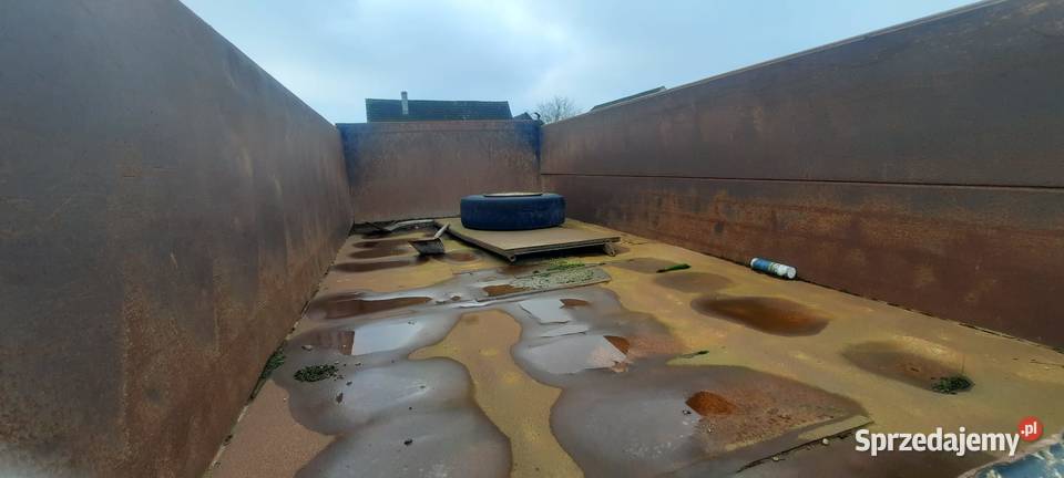 Przyczepa tridem Skibicki 176t 3 x wywrot nieuszkodzony Przyczepy rolnicze Jastrowie