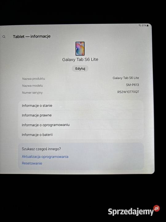Samsung Galaxy Tab S6 Lite SMP613 2022 104 464 Choszczno