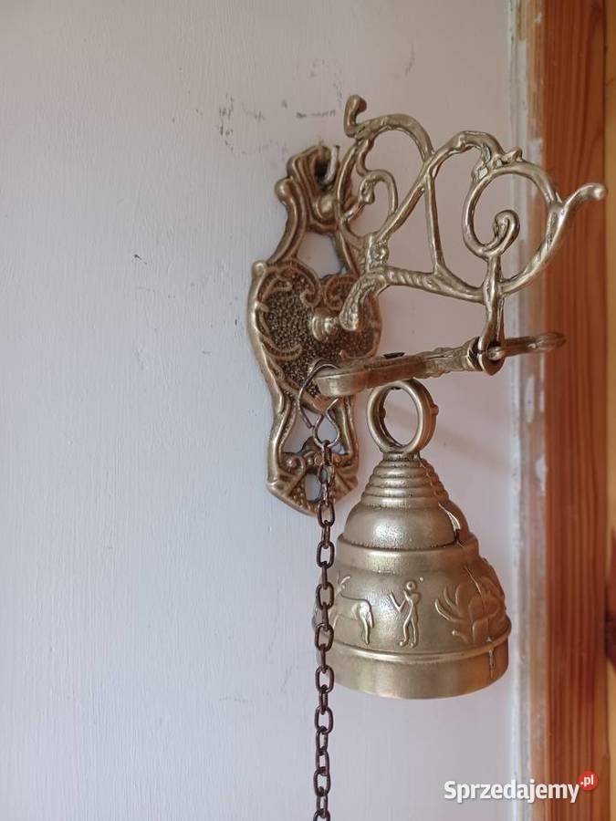 Piękny dzwonek mosiężny Poznań