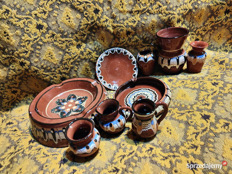 Vintage ceramika Bułgaria Trojan lata 70 Lublin