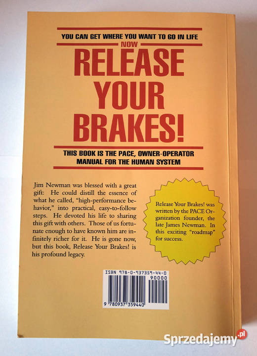 Release your brakes James W Newman Poznań