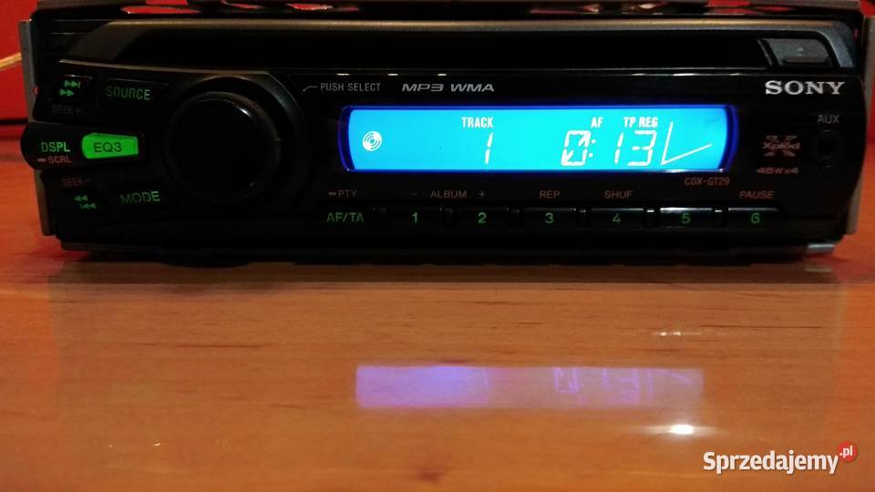 Sony CDXGT29 Radioodtwarzacz samochodowy 4x45 MP3 Świebodzice sprzedam