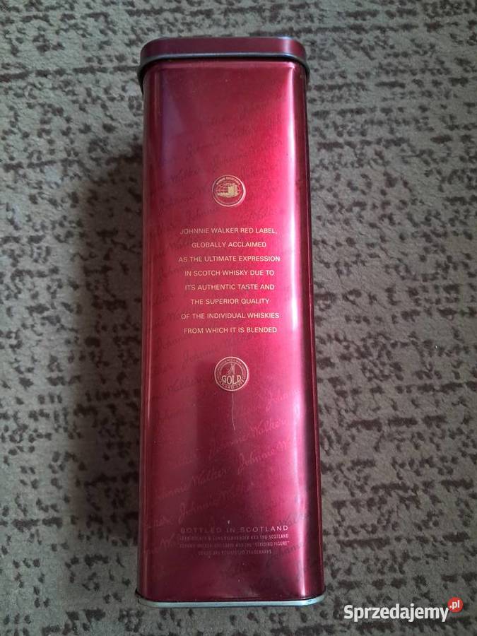 Puszka metalowa Johnnie Walker Gdańsk sprzedam