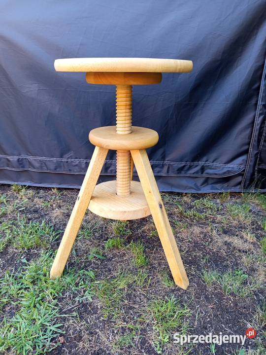 Taboret kuchenny regulowany stołek drewniany do Warszawa