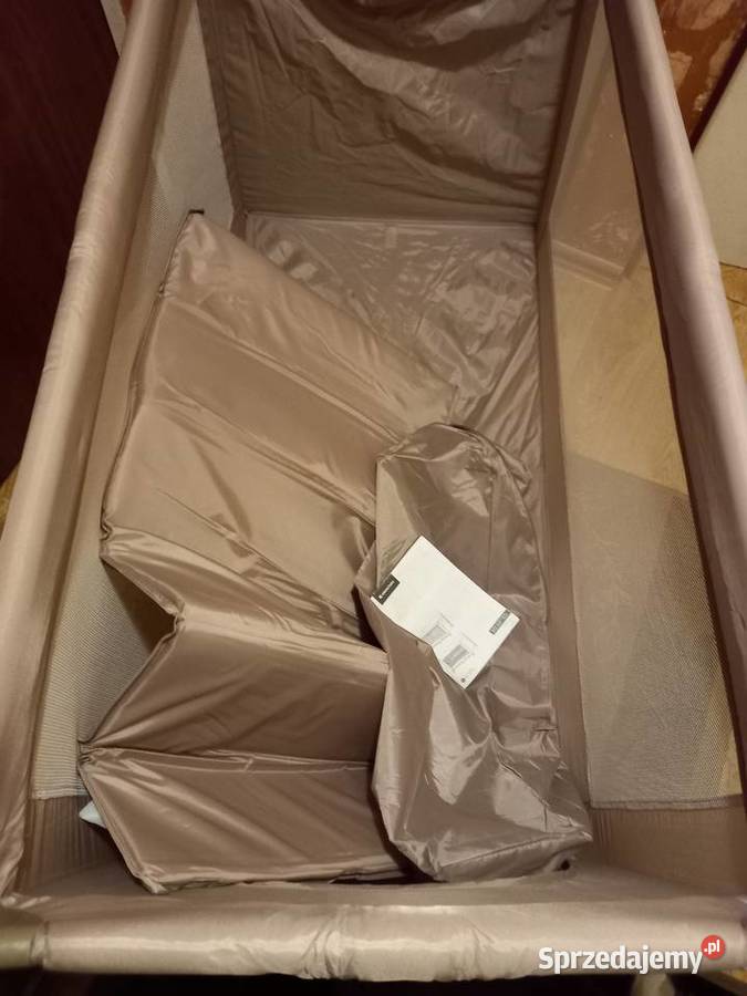 Łóżeczko składane turystyczne KikkaBoo beżowe sprzedam
