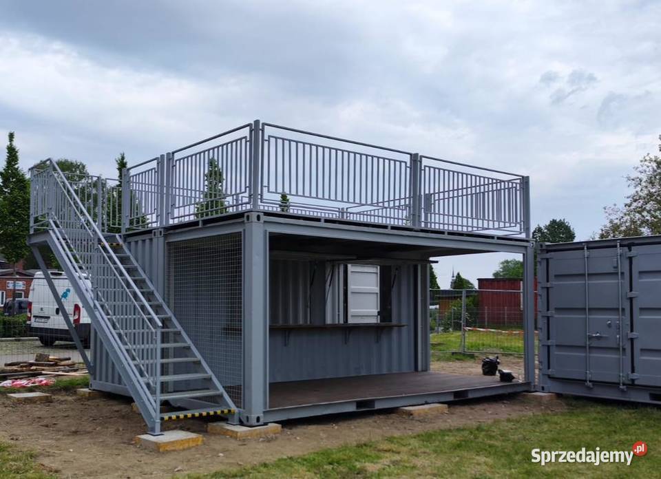 Kontener gastronomiczny 5 z
nadbudową tarasu na