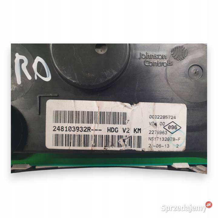 LICZNIK ZEGARY 248103932R Dacia Lodgy 15 DCI Chełm