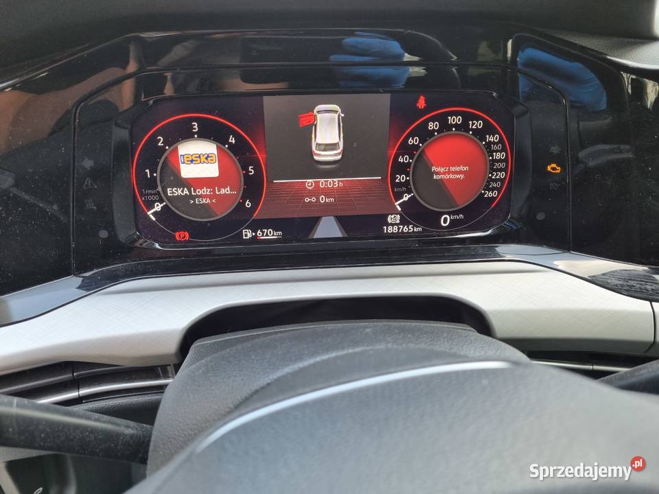 Volkswagen Golf VIII Kombi 2021 20 TDI Salon nieuszkodzony Golf Łódź