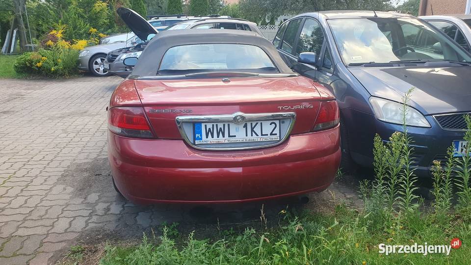 Chrysler Sebring 27b uszkodzony Sebring mazowieckie Nowe Ręczaje