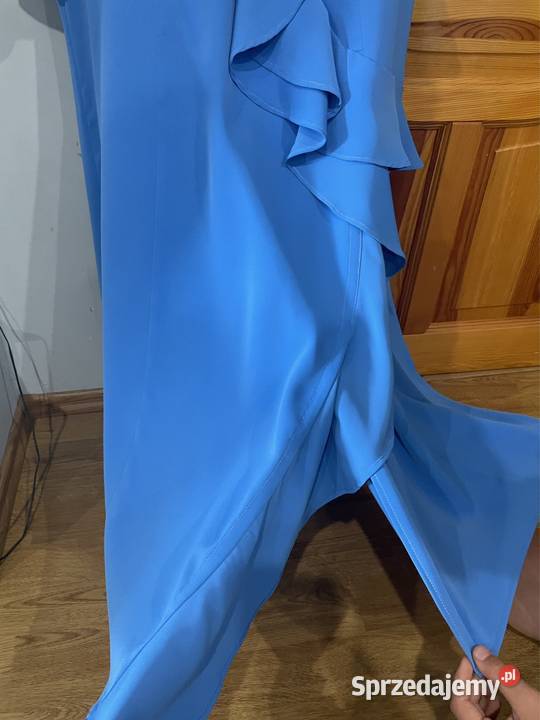 Piękna sukienka z falbanką XL idealna na różne śląskie Czaniec