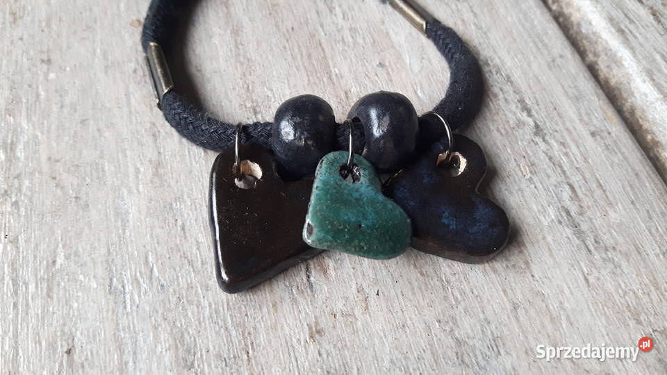 Bransoletka ceramiczna ręcznie wykonana Otwock