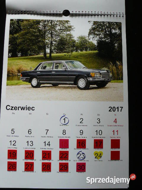 Samochody z lat 19701990 archiwalny kalendarz Rzeszów