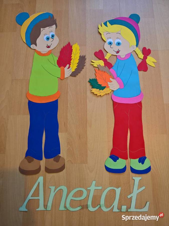 Dekoracje dwustronne okienne jesienne z brystolu Garwolin