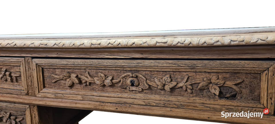 DĘBOWE BIURKO EKLEKTYCZNE Szczecin