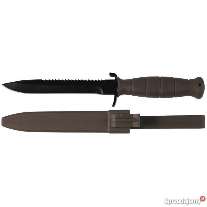 NÓŻ SZTURMOWY WZÓR GLOCK FM81 MFH OLIVE Z PIŁKĄ Rzeszów