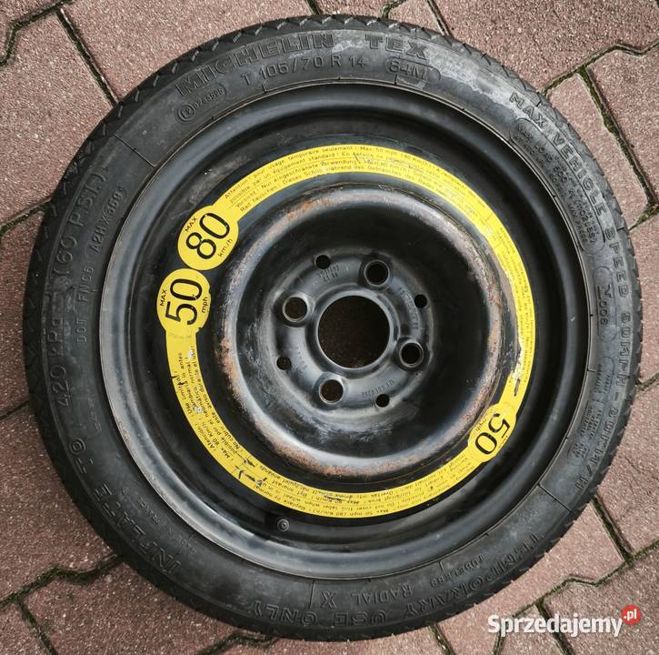 Kolo dojazdowe dojazdówka Michelin Adam Corsa 14 Koła dojazdowe Radzymin